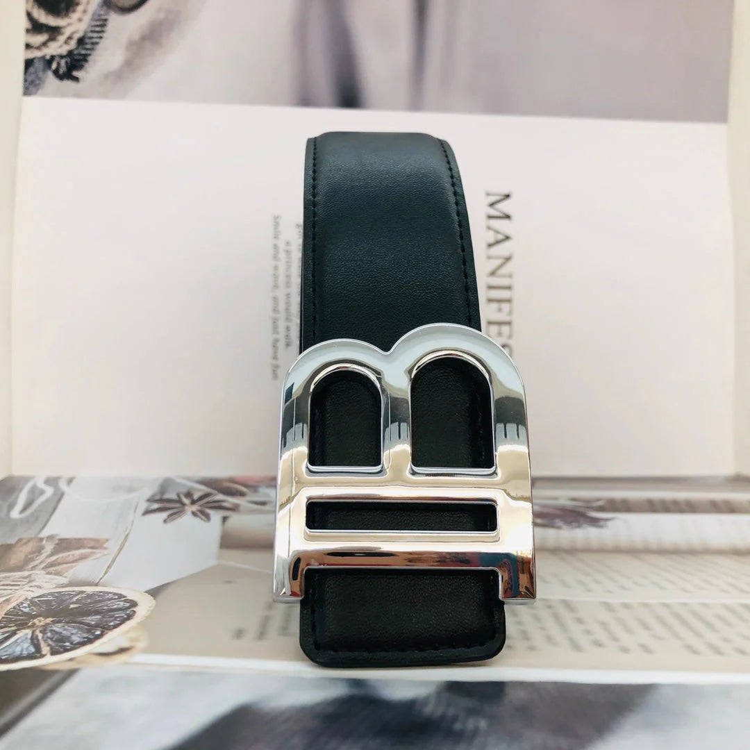 2025 3 Colors Fashion letter leather belt