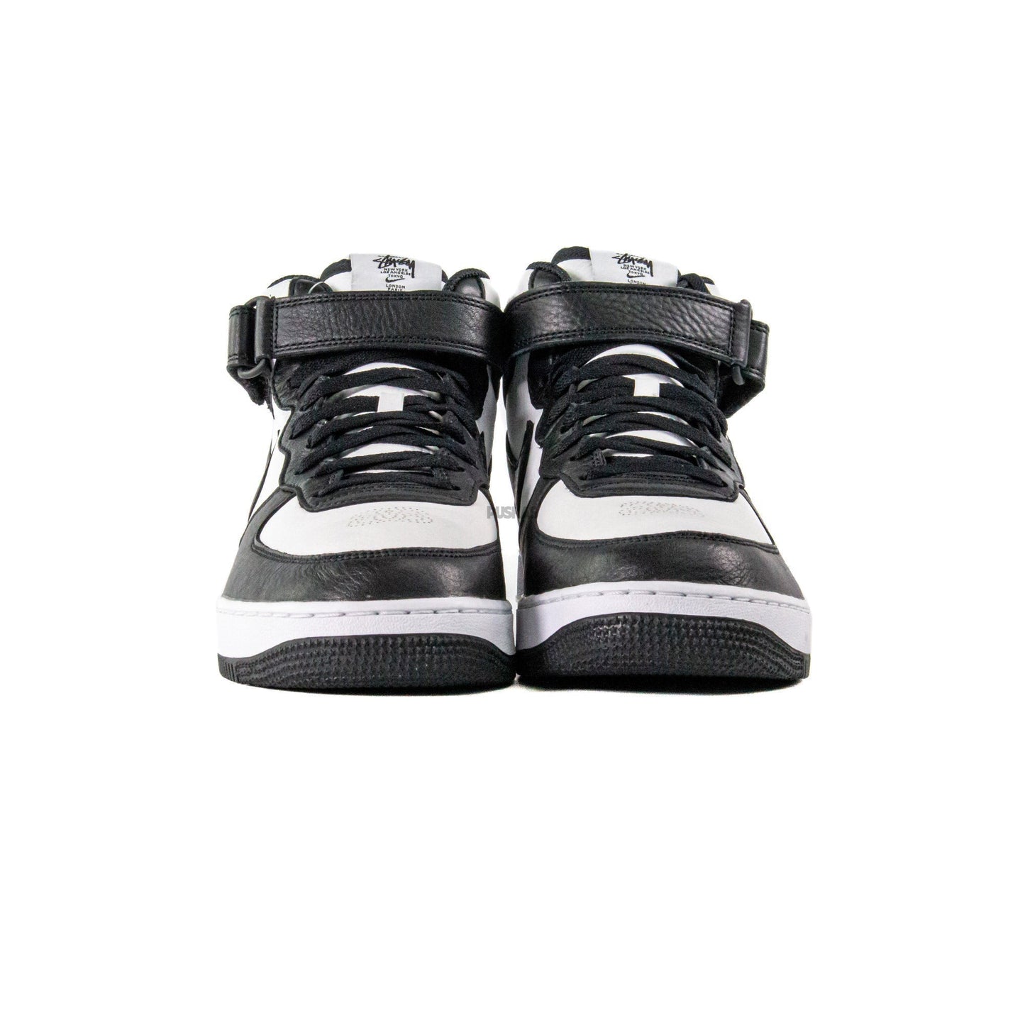 New Air Force 1 Mid Stussy 'Light Bone Black' (2022)