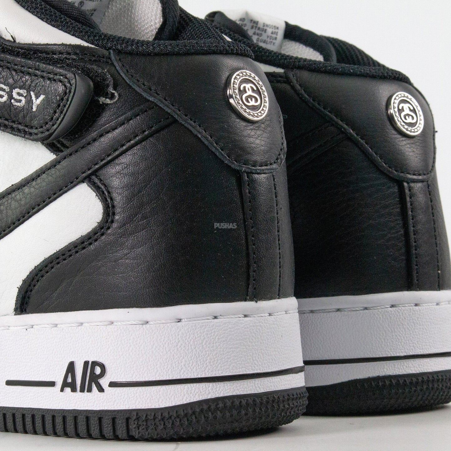 New Air Force 1 Mid Stussy 'Light Bone Black' (2022)