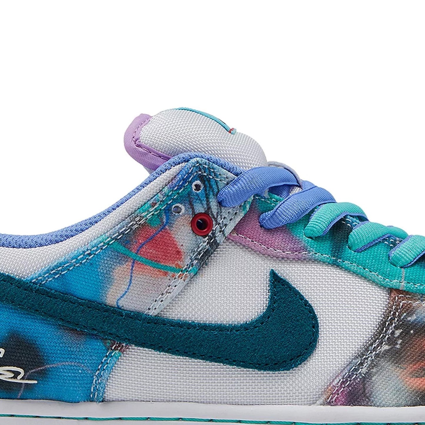 New SB Dunk Low Futura Laboratories 'Bleached Aqua' (2024)