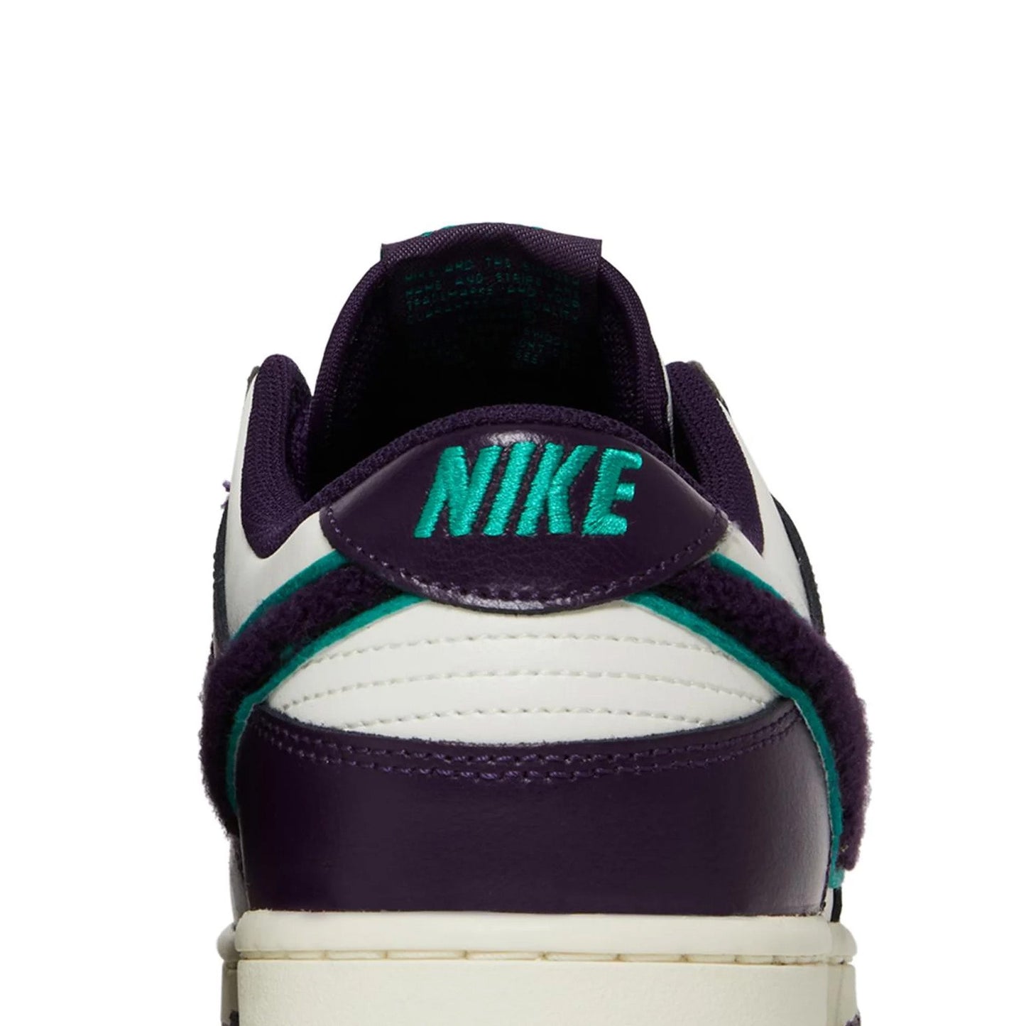 New Dunk Low Chenille Swoosh 'Sail Grand Purple' (2022)