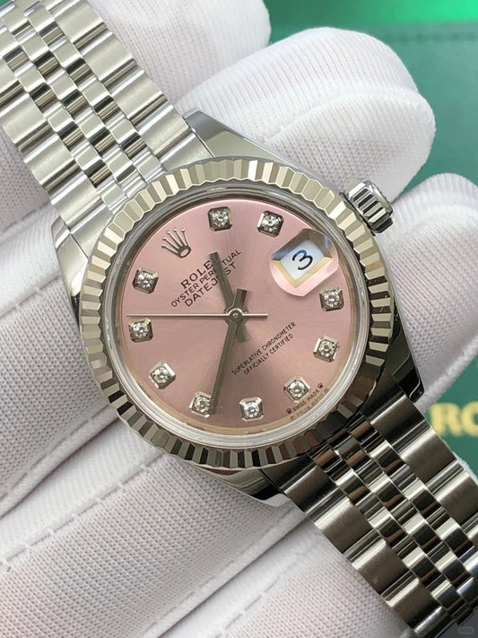 28 Pink Diamond Diary 279174-0003. Automatic mechanical movement