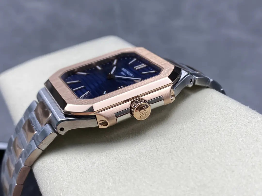 CLASSIC Cubitus 5821/1AR-001 Stainless Steel Rose Gold Blue Dial Men's Watch