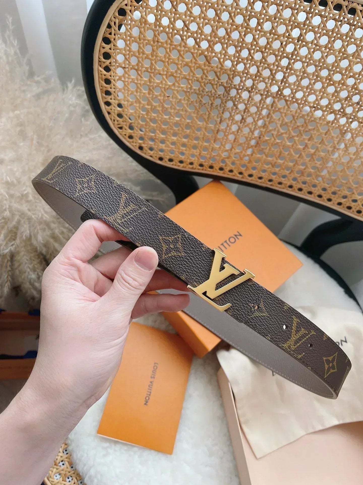 2025 Reversible leather and hardware belt