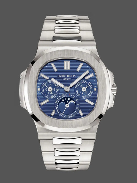 CLASSIC Nautilus Perpetual Calendar White Gold Blue Dial 5740 1G 001 40mm
