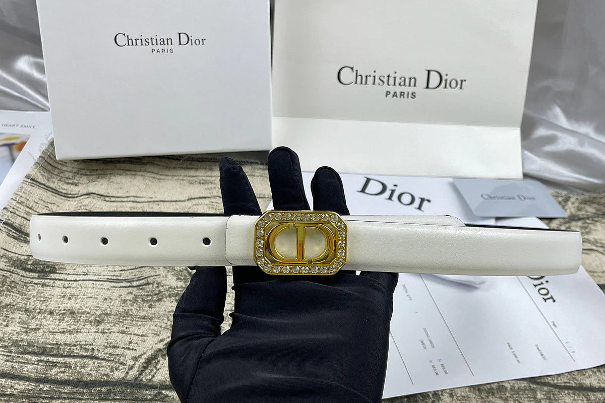 2025 6 Colors  CD rhinestone plain belt