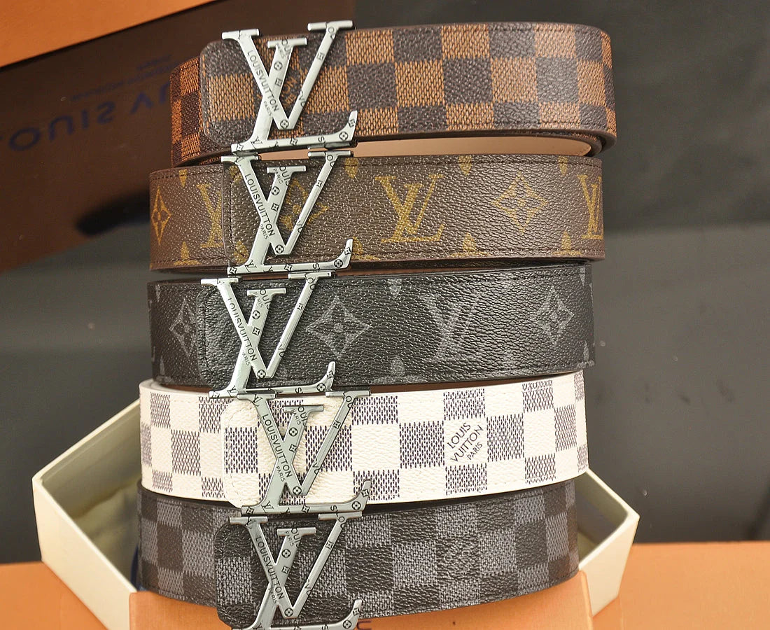 2025 5 Colors  four-leaf clover pattern printed belt