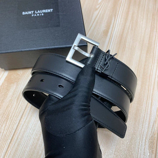 2025 Calfskin 3.0 Vintage Brass Buckle Belt