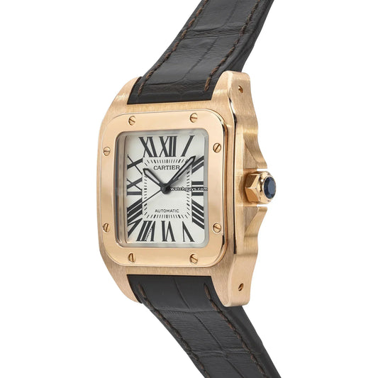 Santos 100 Medium Rose Gold W20108Y1