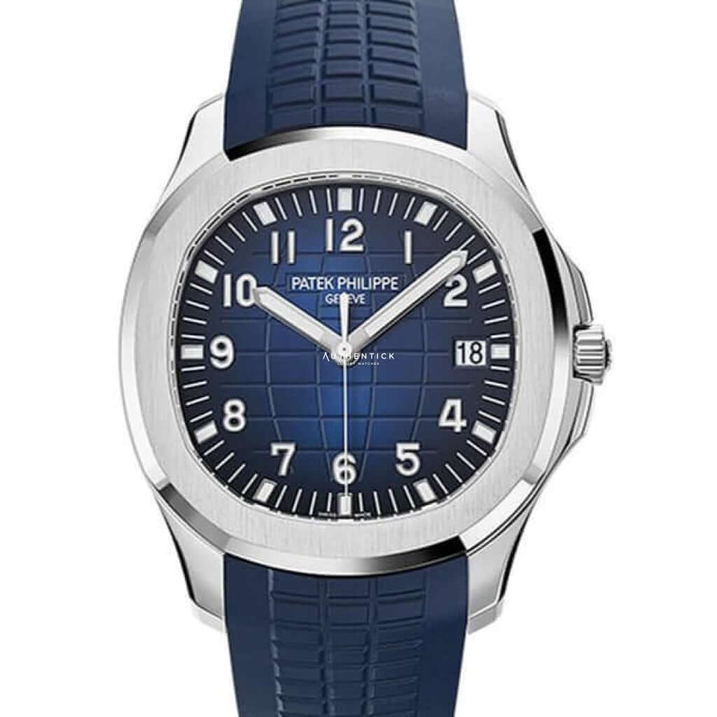 CLASSIC Aquanaut White Gold Blue Dial 5168G-001