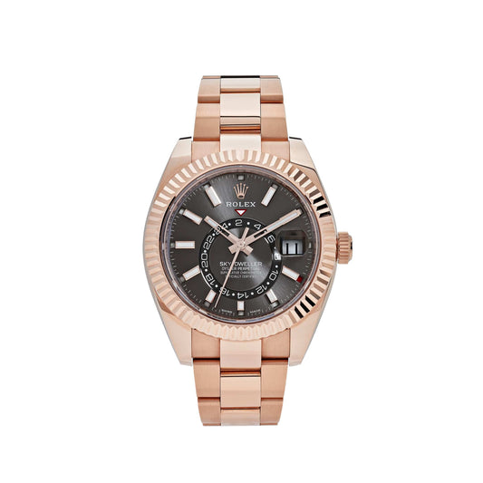 2025 Watch Sky-Dweller 326935 Rose Gold Rhodium Slate Grey Dial (2022)
