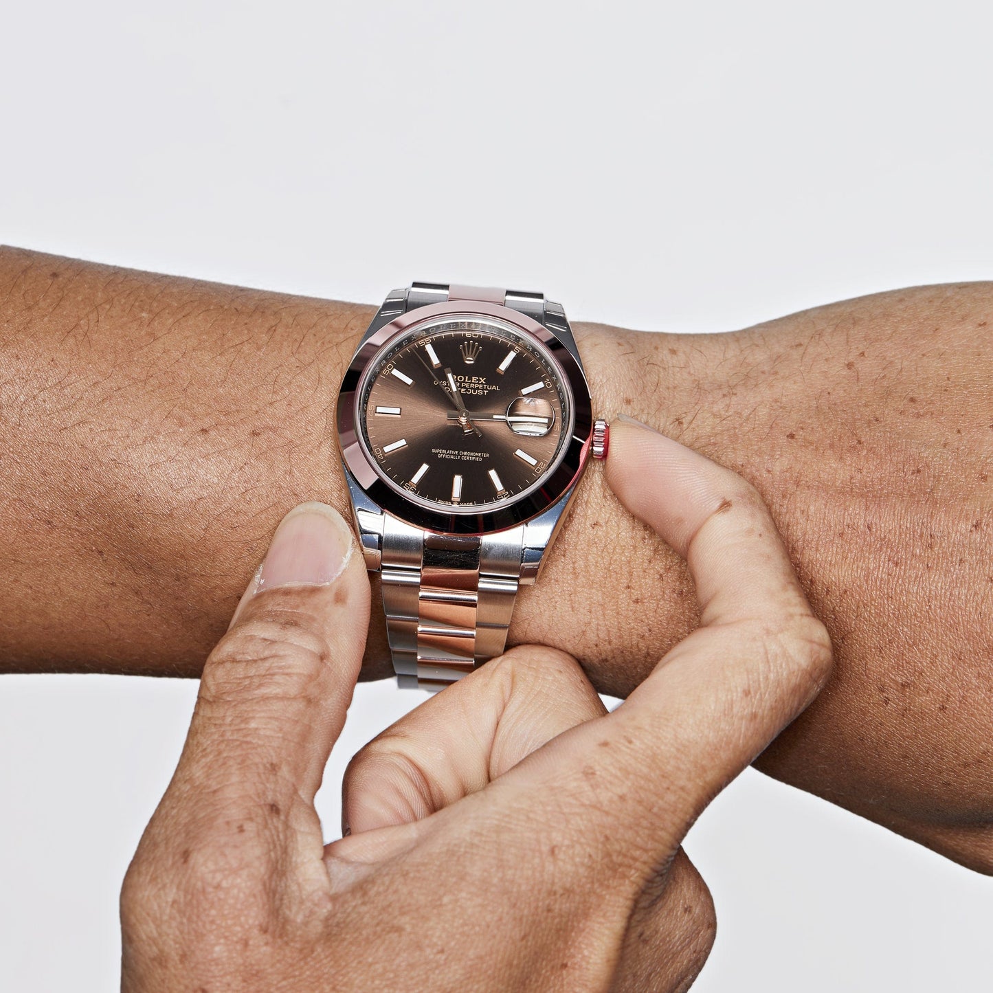 2025 Watch Datejust 126301 Stainless Steel Rose Gold Chocolate Dial (New 2024)