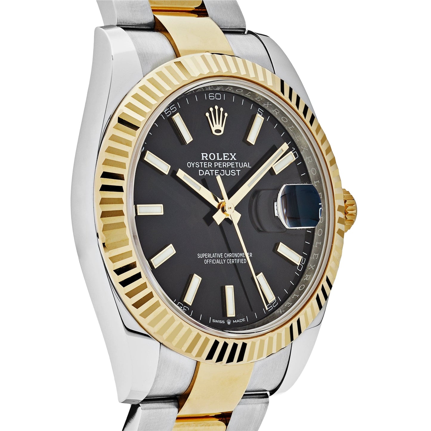 2025 Watch Datejust 126333 Yellow Gold Stainless Steel Black Dial Oyster