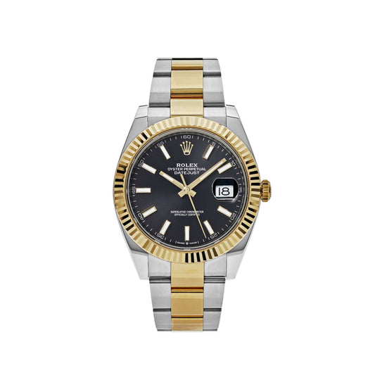 2025 Watch Datejust 126333 Yellow Gold Stainless Steel Black Dial Oyster