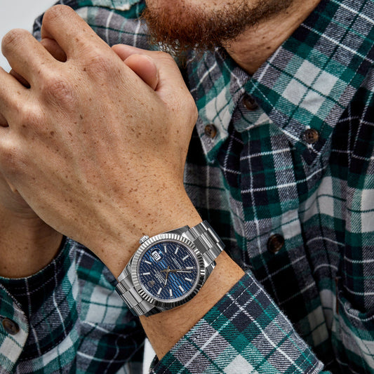 2025 Watch Datejust 126334 Stainless Steel Fluted Motif Blue Dial Oyster (2023)