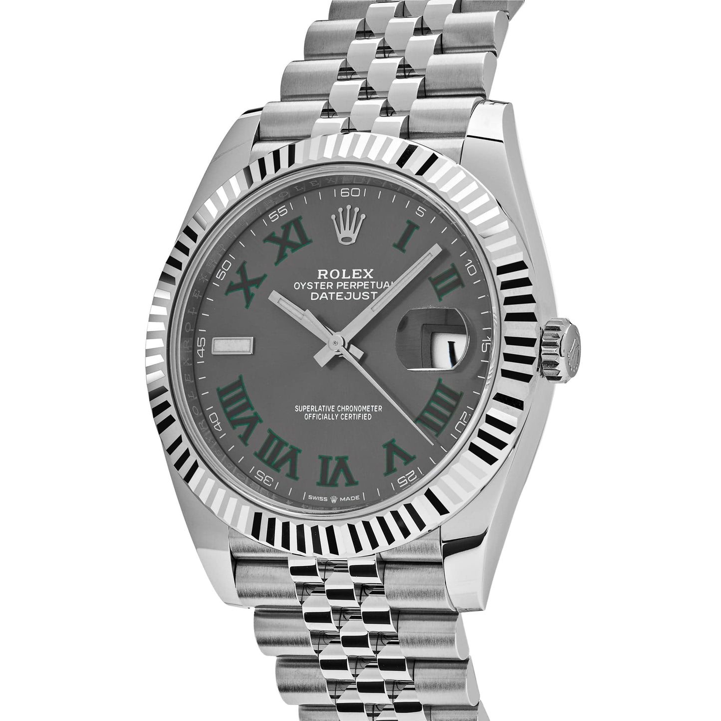 2025 Watch Datejust 126334 'Wimbledon' Stainless Steel Slate Dial Jubilee (2022)