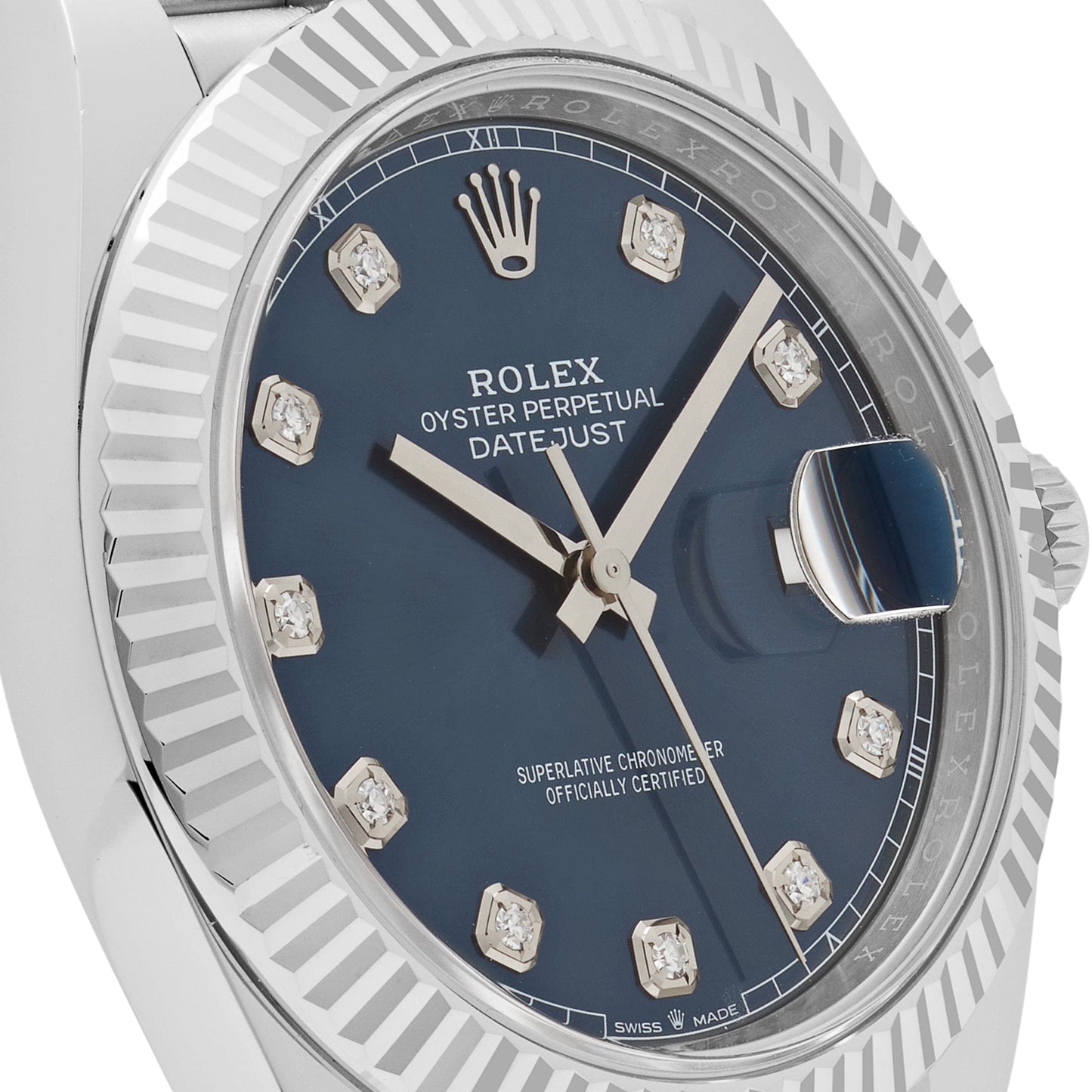 2025 Watch Datejust 126334 Stainless Steel Blue Diamond Dial Jubilee (2023)