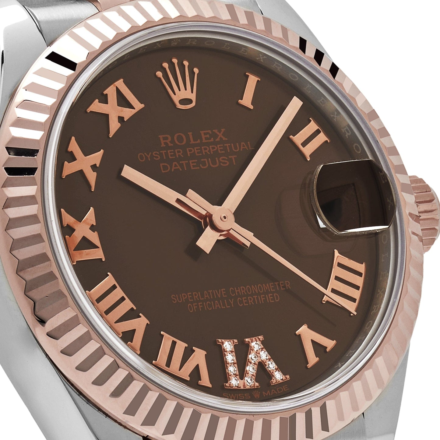 2025 Watch Datejust 278271 Rose Gold Stainless Steel Roman Chocolate Dial Jubilee (2021)
