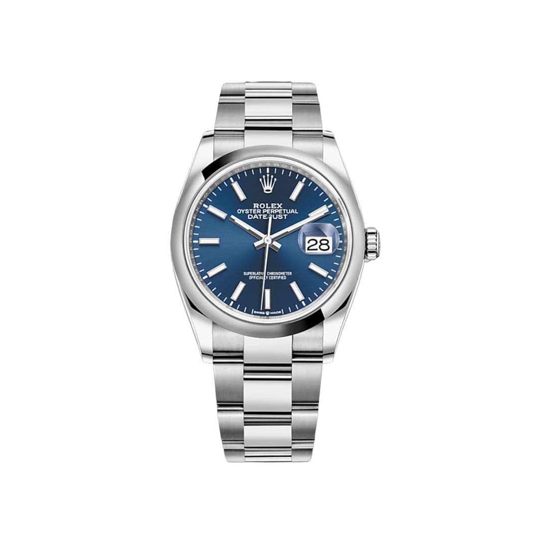 2025 Watch Datejust 126200 Stainless Steel Blue Dial Oyster