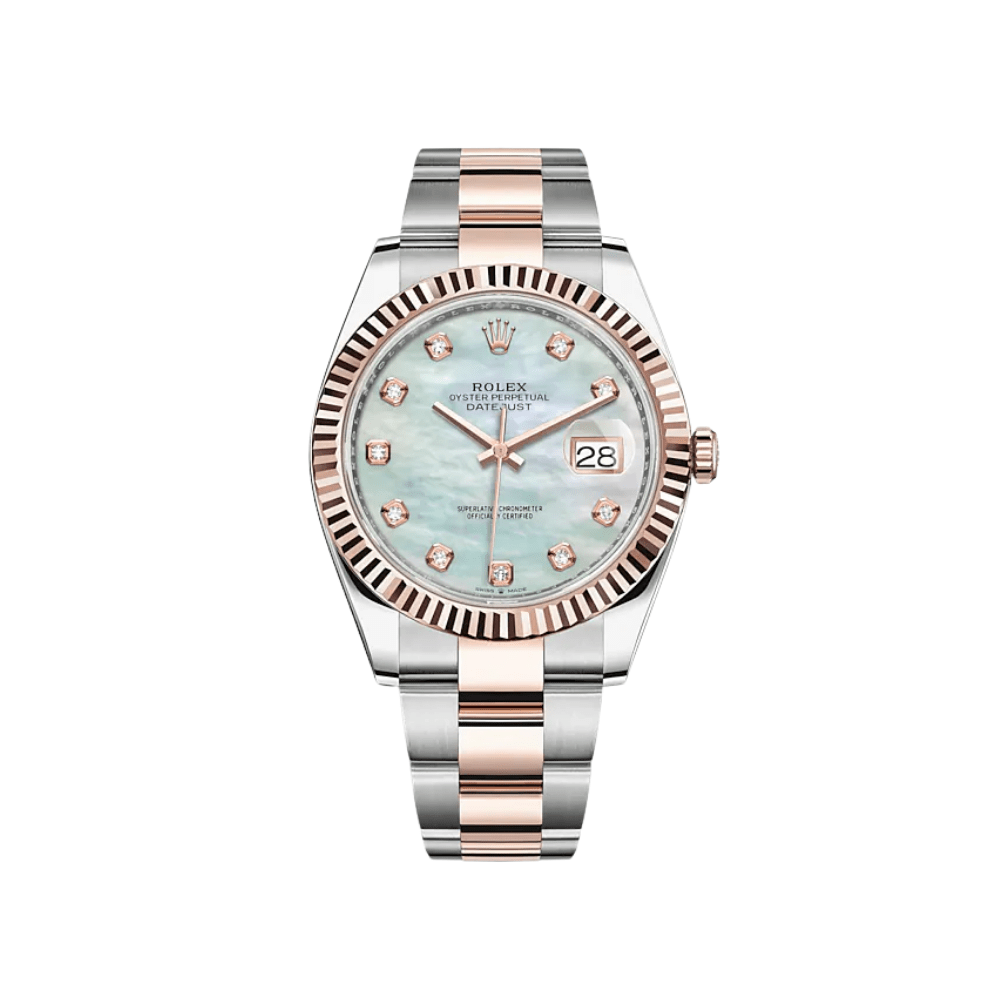 2025 Watch Datejust 126331 Rose Gold Stainless Steel MOP Diamond Dial