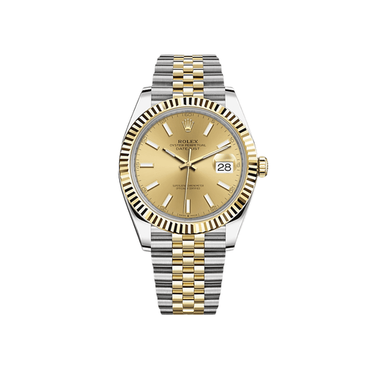 2025 Watch Datejust 126333 Yellow Gold Stainless Steel Champagne Dial Jubilee