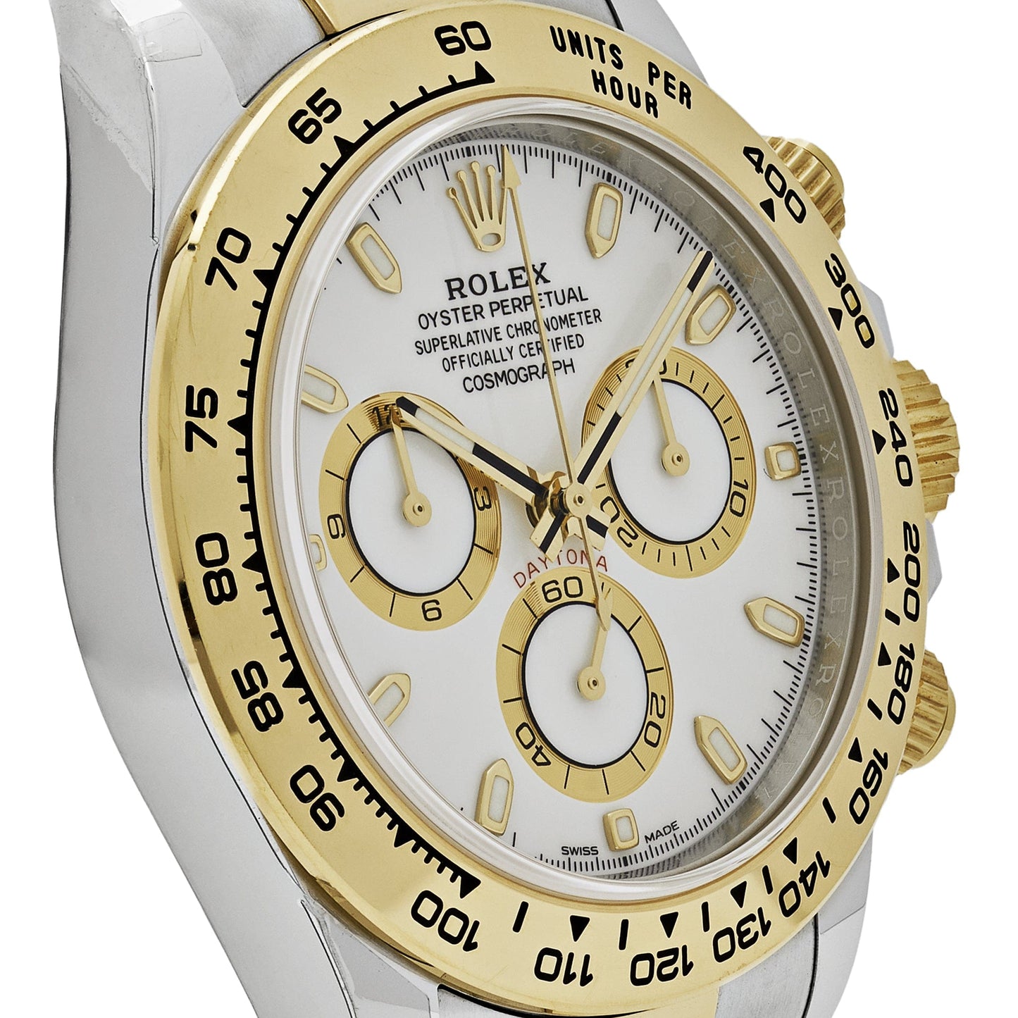 2025 Watch Daytona 116503 Two-Tone Yellow Gold Stainless Steel White Dial (2023)