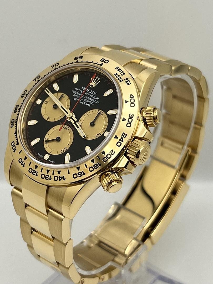 2025 Watch Daytona 116508 'Paul Newman' Yellow Gold Black Dial