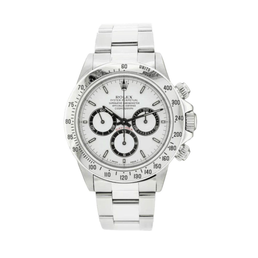 2025 Watch Daytona 16520 Zenith Movement Stainless Steel White Dial