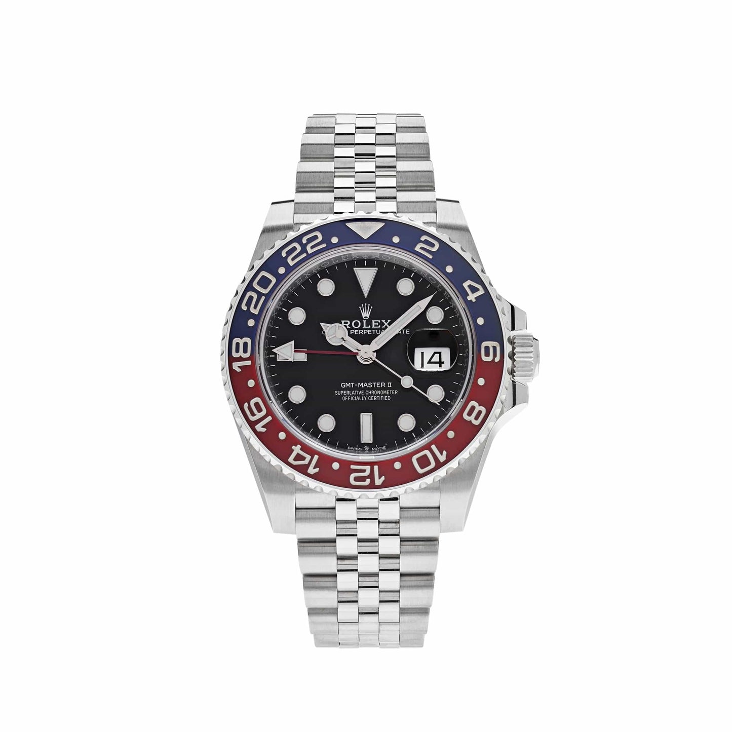 2025 Watch GMT-Master II 126710BLRO 'Pepsi' Stainless Steel Black Dial Jubilee (2019)