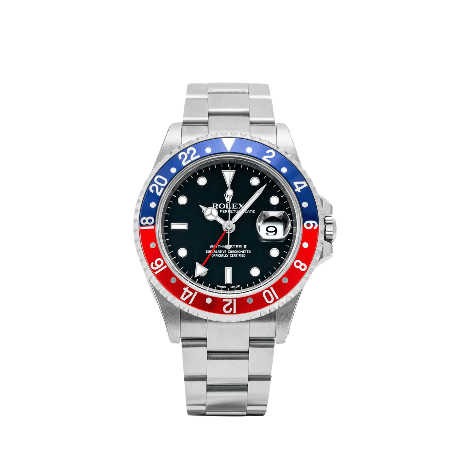 2025 Watch GMT-Master II 16710 'Pepsi' Stainless Steel Black Dial