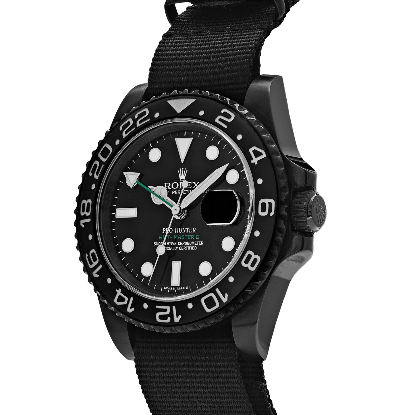 2025 Watch GMT-Master II 116710LN Pro Hunter Stealth Black-PVD Steel