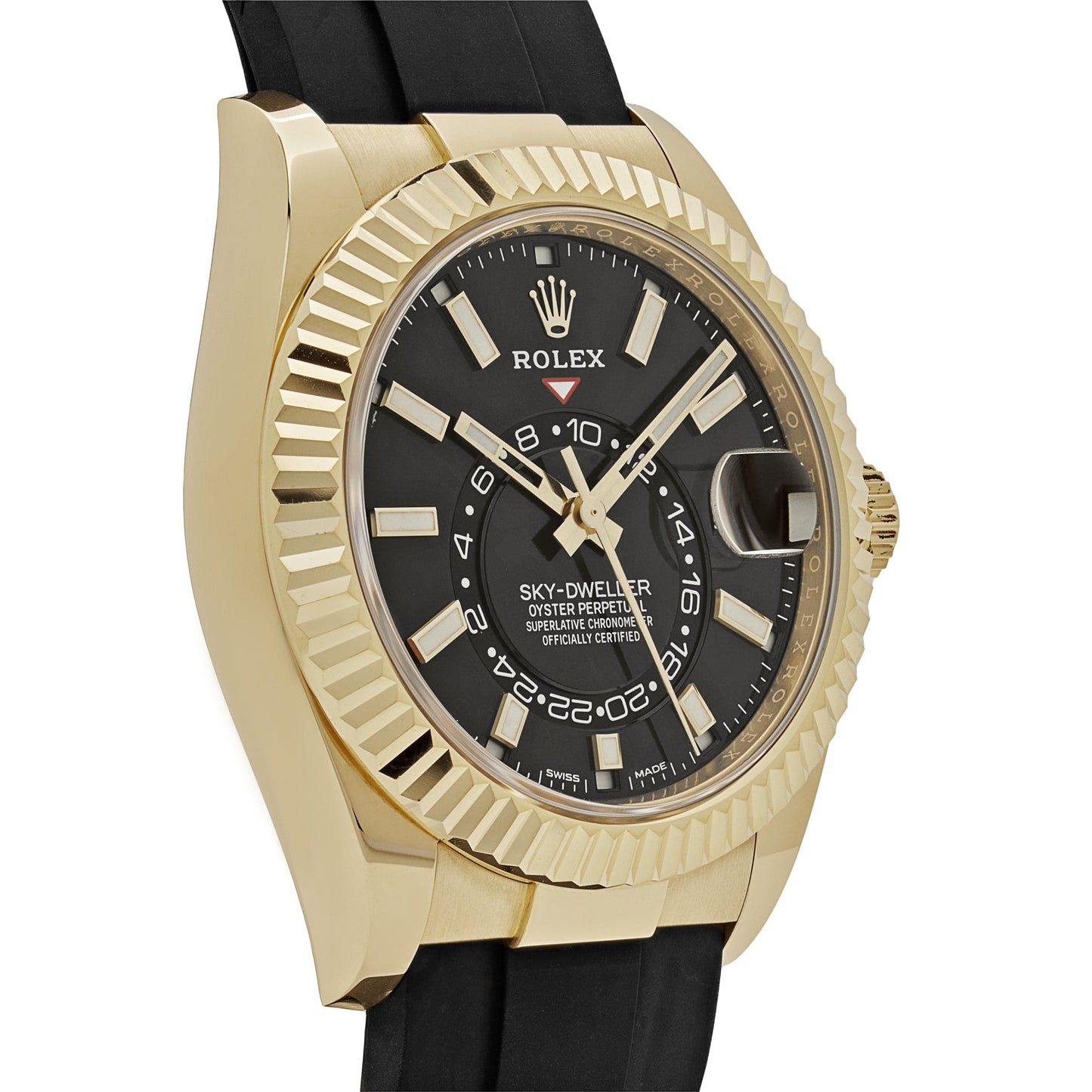 2025 Watch Sky-Dweller 326238 Yellow Gold  Bright Black Dial (2021)