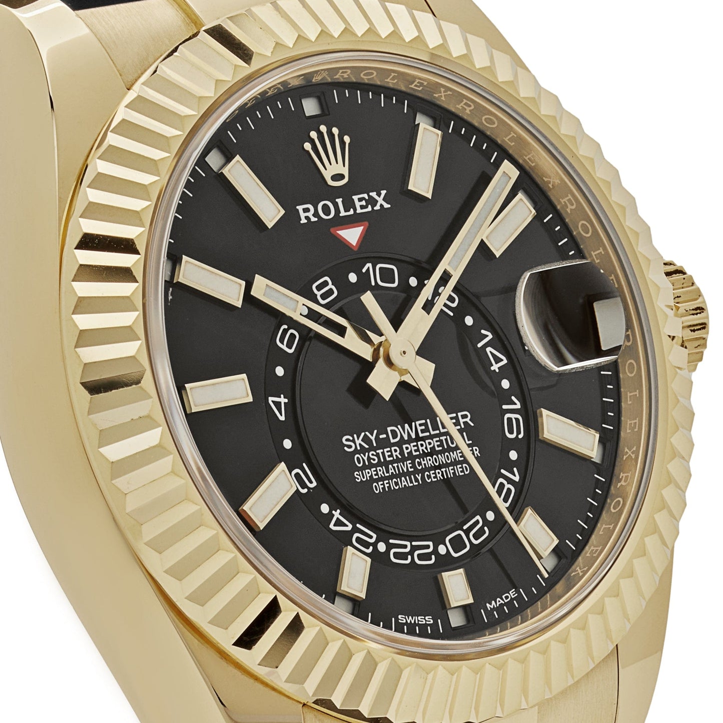 2025 Watch Sky-Dweller 326238 Yellow Gold  Bright Black Dial (2021)
