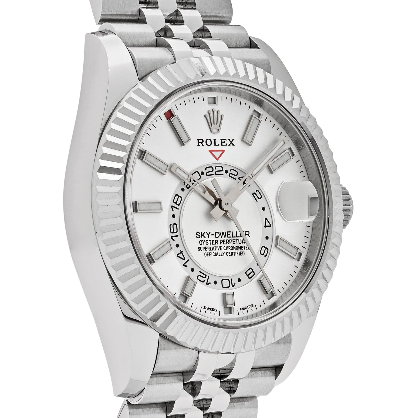 2025 Watch Sky-Dweller 326934 Stainless Steel White Dial Jubilee
