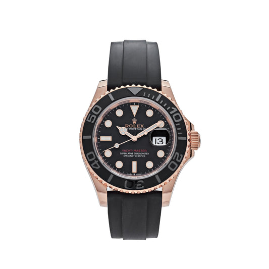 2025 Watch Yacht-Master 126655 Rose Gold Black Dial (2023)