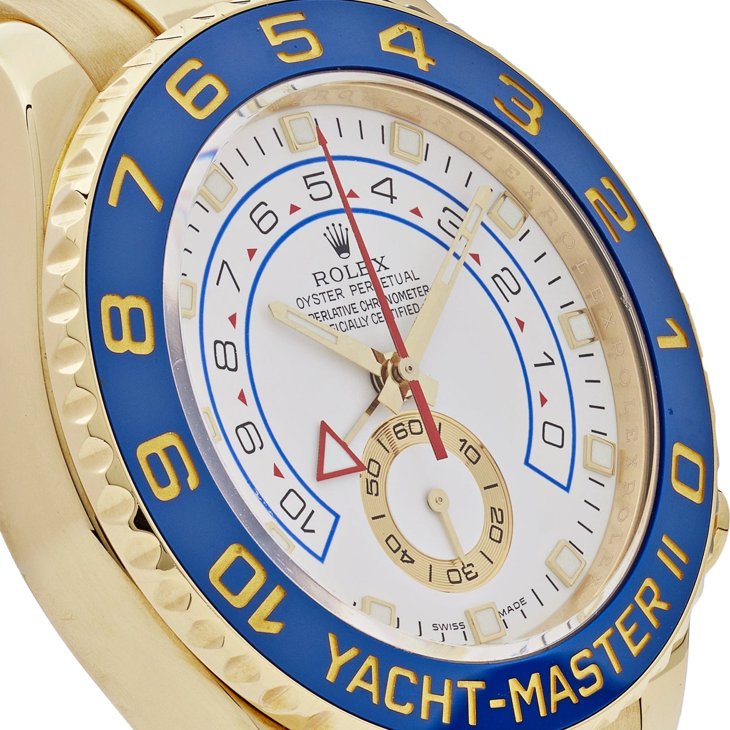 2025 Watch Yacht-Master II 116688 Yellow Gold White Dial (2009)