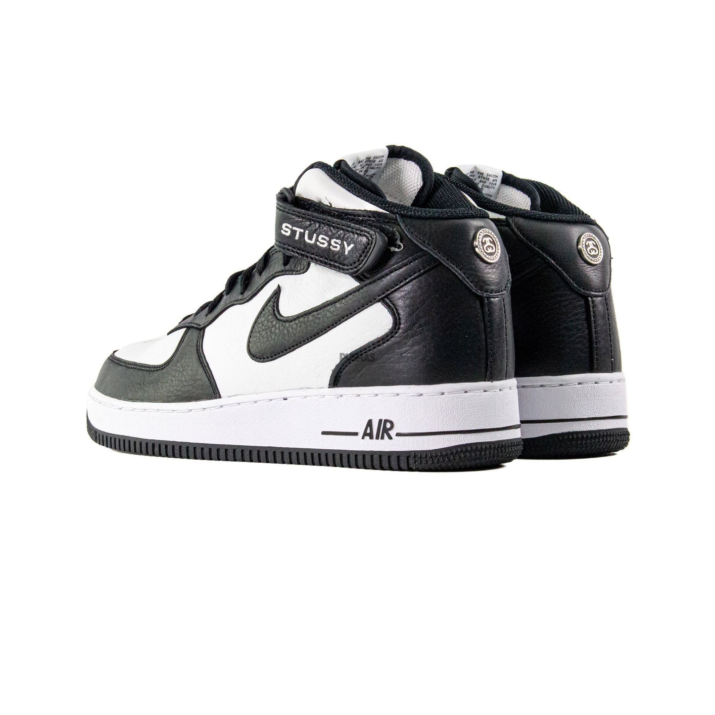 New Air Force 1 Mid Stussy 'Light Bone Black' (2022)