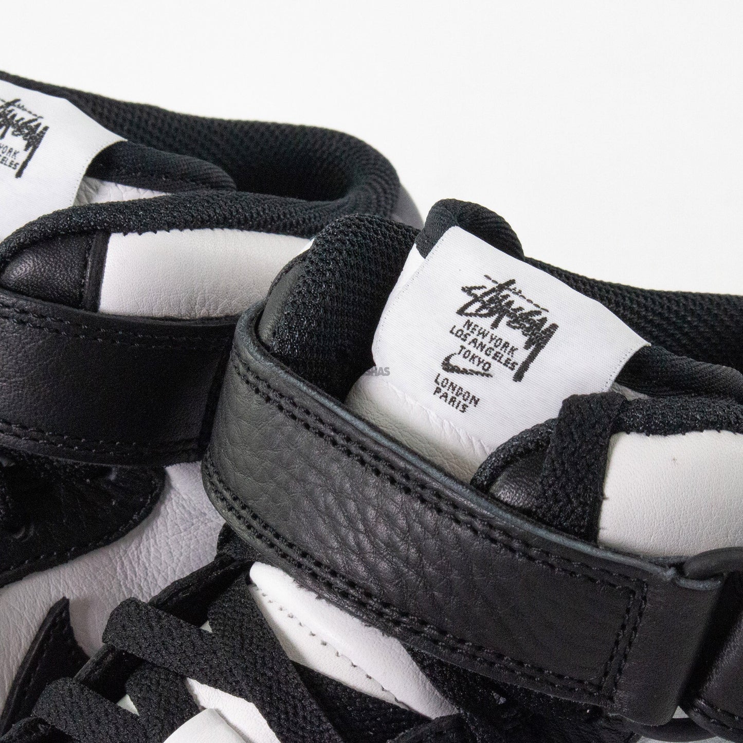 New Air Force 1 Mid Stussy 'Light Bone Black' (2022)