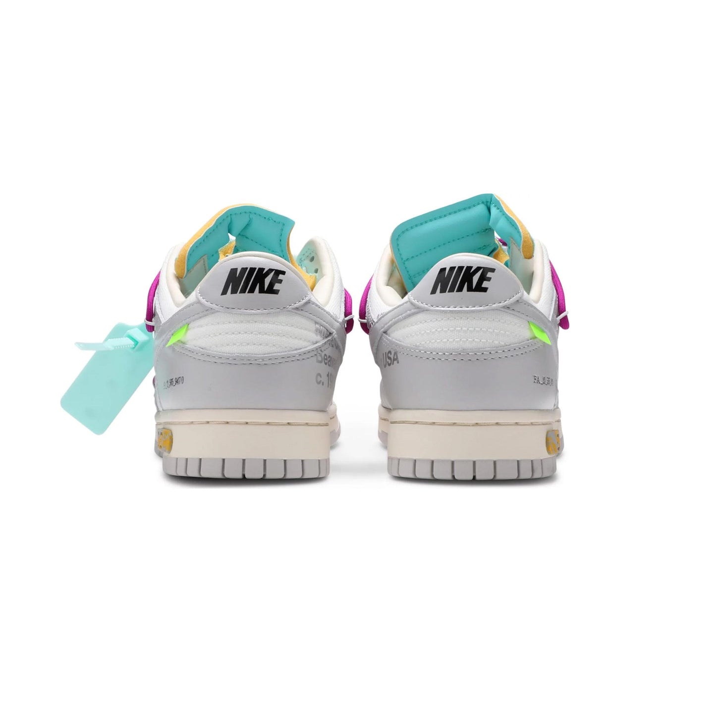 New Dunk Low' Off-White Lot 45' (2021)