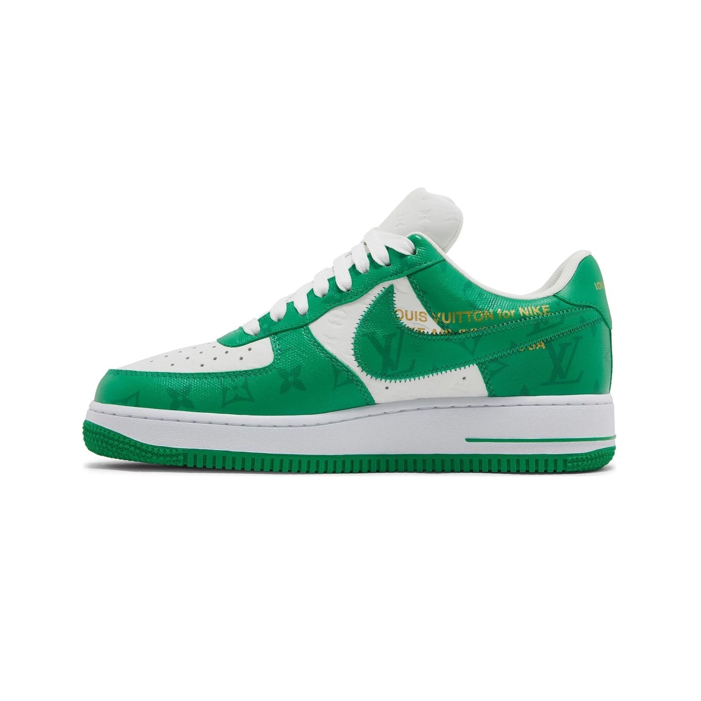 Louis Vuitton New Air Force 1 Low By Virgil Abloh 'White Green' (2022)