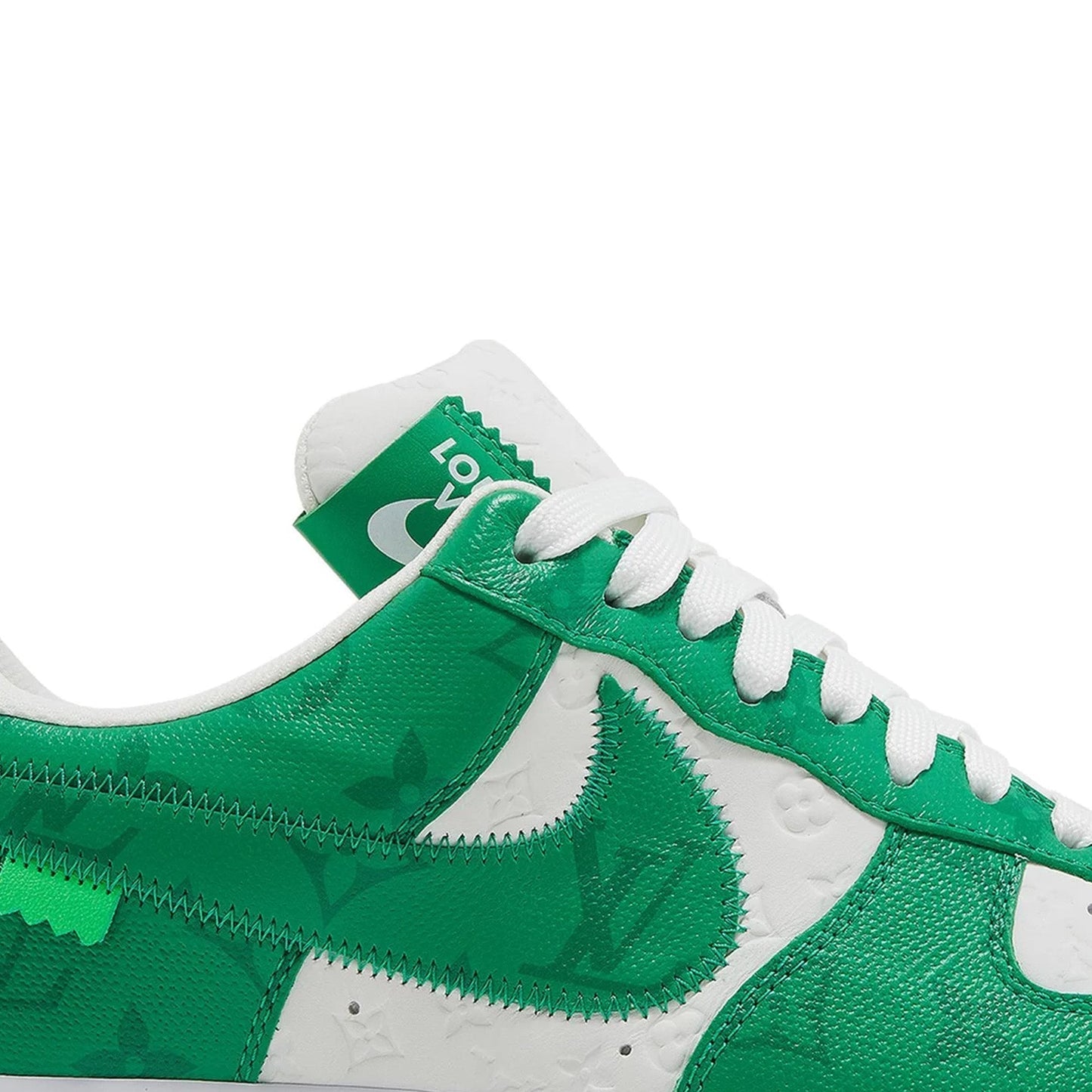 Louis Vuitton New Air Force 1 Low By Virgil Abloh 'White Green' (2022)
