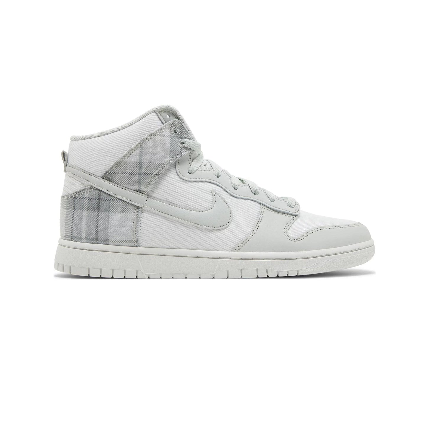 New Dunk High SE 'Tartan Plaid White Light Green' (2023)
