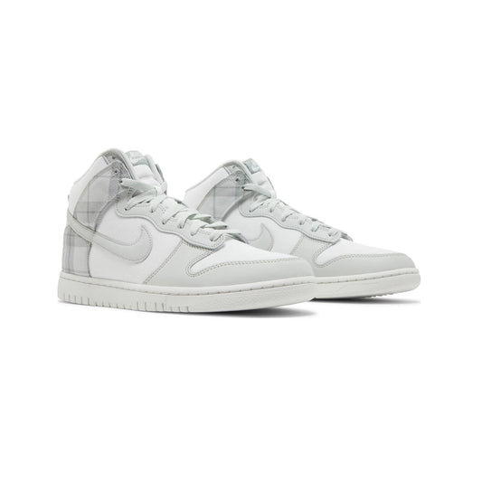 New Dunk High SE 'Tartan Plaid White Light Green' (2023)