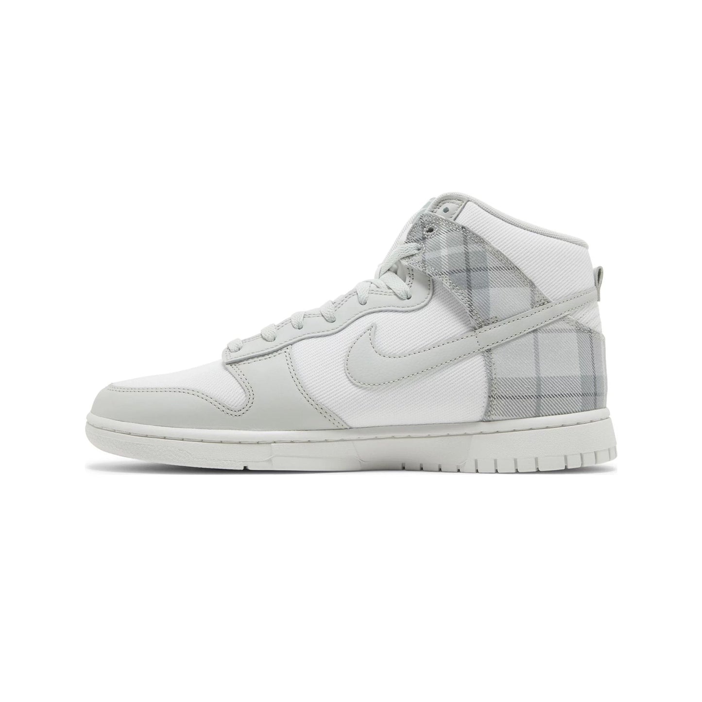 New Dunk High SE 'Tartan Plaid White Light Green' (2023)