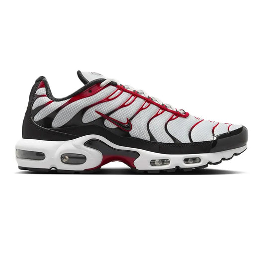 New Air Max Plus TN 'Pure Platinum Black University Red'