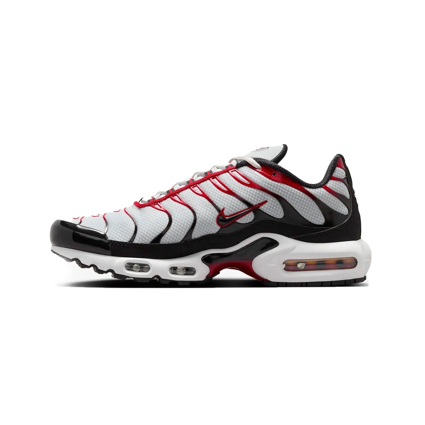 New Air Max Plus TN 'Pure Platinum Black University Red'