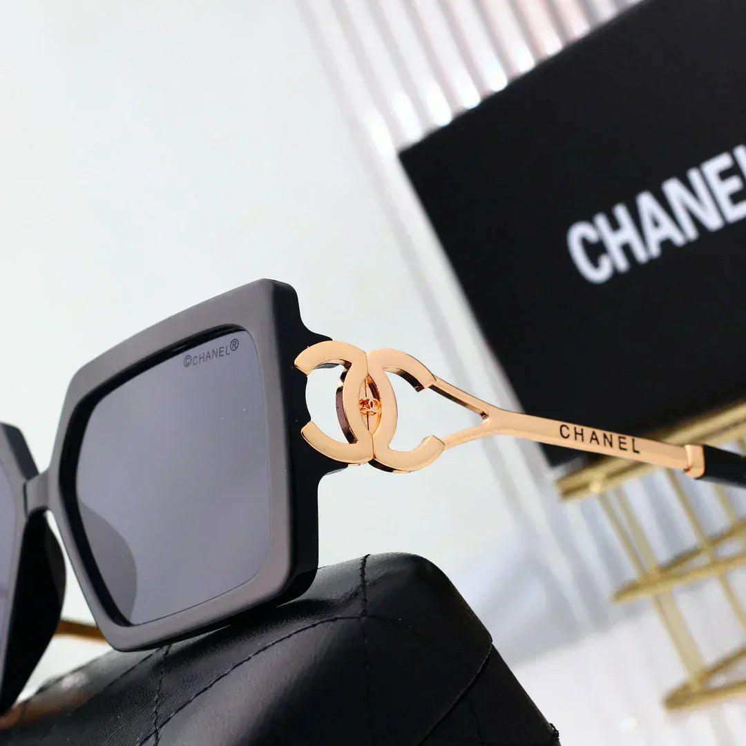 2025 Retro large square frame high-end sunglasses