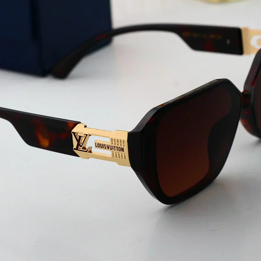 2025 Sunglasses  Retro Square Frame Sunglasses
