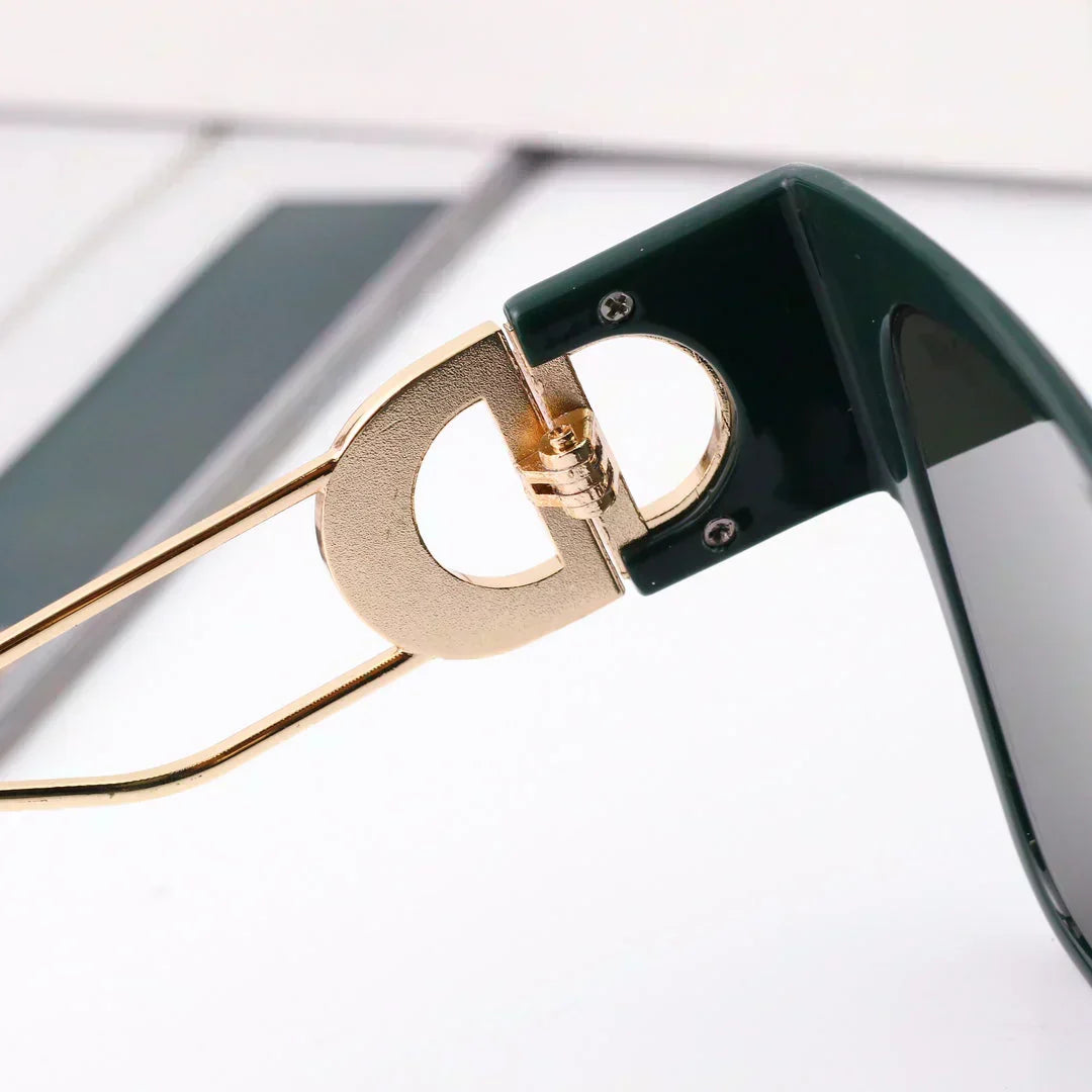 2025 Large frame fashionable cat-eye sunglasses