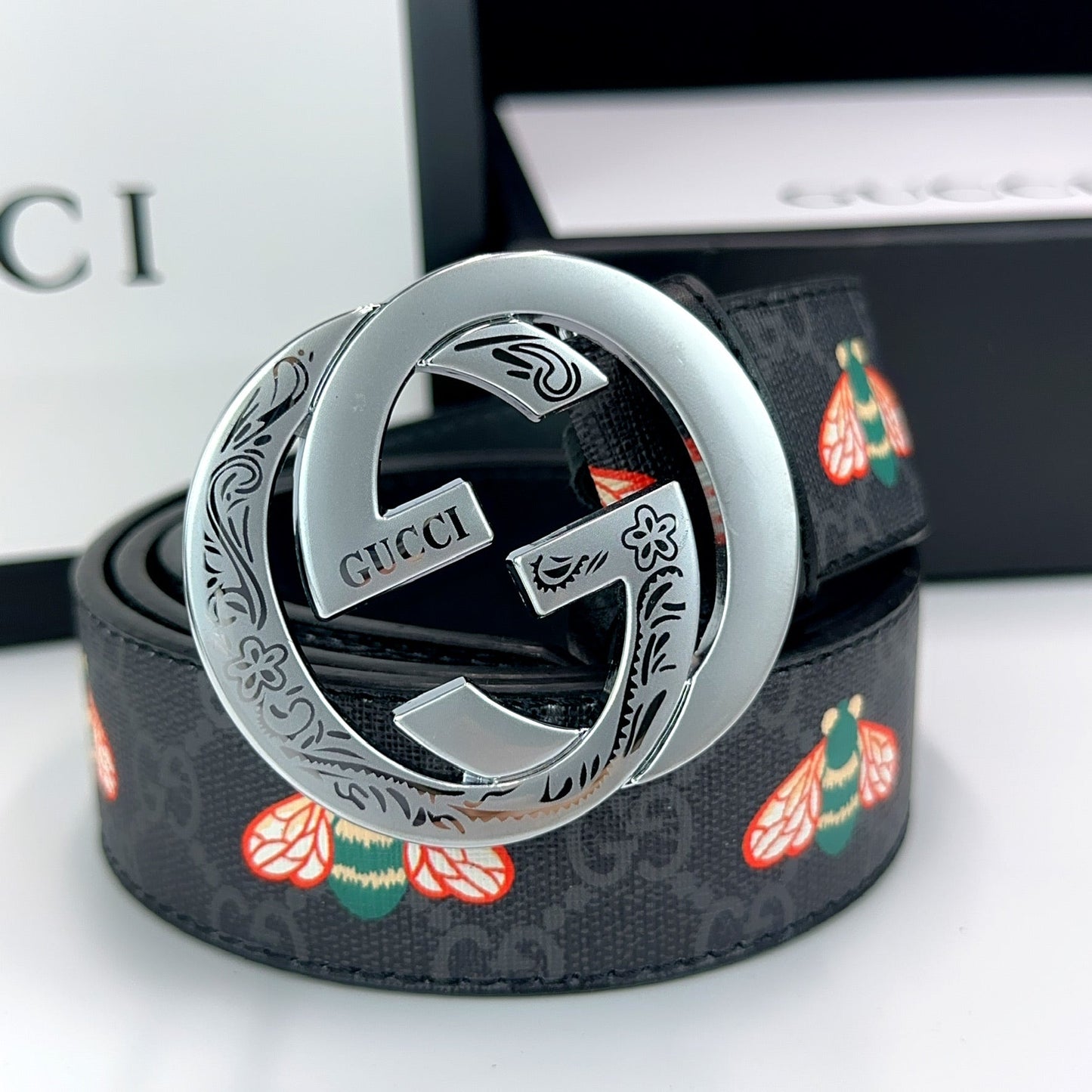 2025 Printed double G Fashion Belt